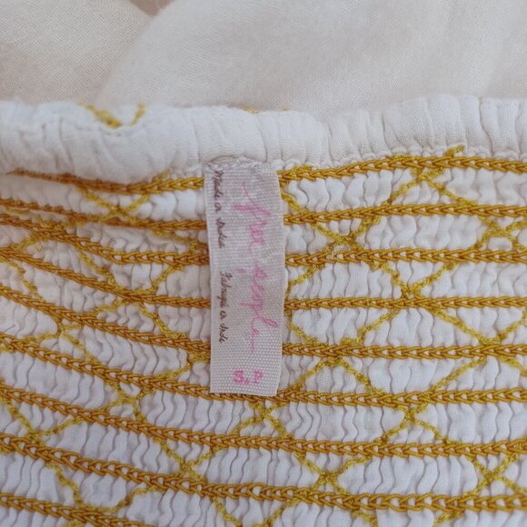 Free People Strapless Embroidered Midi Dress Star of India Womens Small - Picture 11 of 15